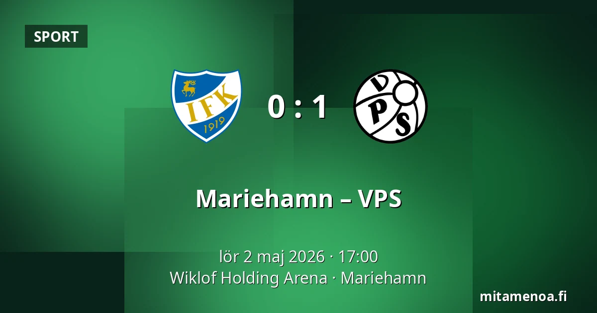 Mariehamn – VPS — Wiklof Holding Arena, Mariehamn