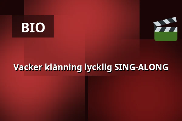 Vacker klänning lycklig SING-ALONG — Finnkino, Åbo