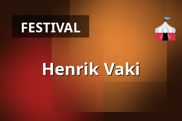Henrik Vaki — Härkäfest Joroinen, Joroinen