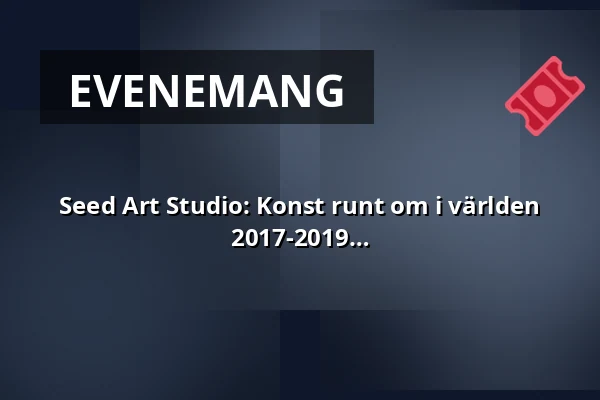 Seed Art Studio: Konst runt om i världen (konst på engelska) - 7-9-åringar, födda 2017-2019 — Annantalo, Helsingfors