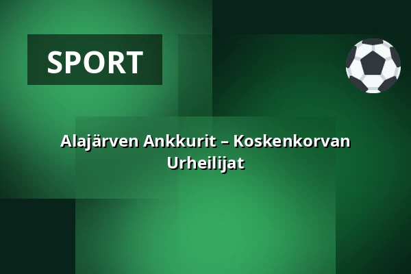 Alajärven Ankkurit – Koskenkorvan Urheilijat — Saltex Areena, Alajärvi