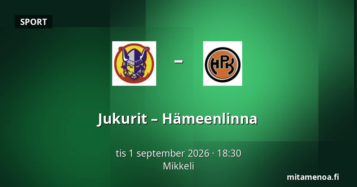 Jukurit – Hameenlinna — Sankt Michel
