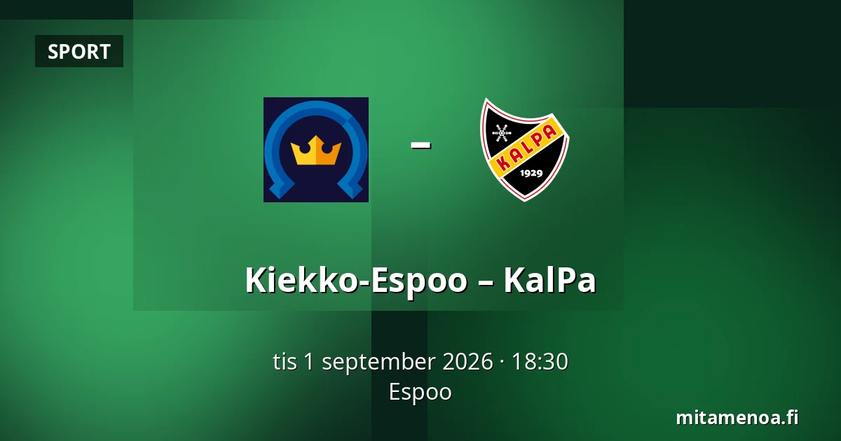 Kiekko-Espoo – KalPa — Esbo