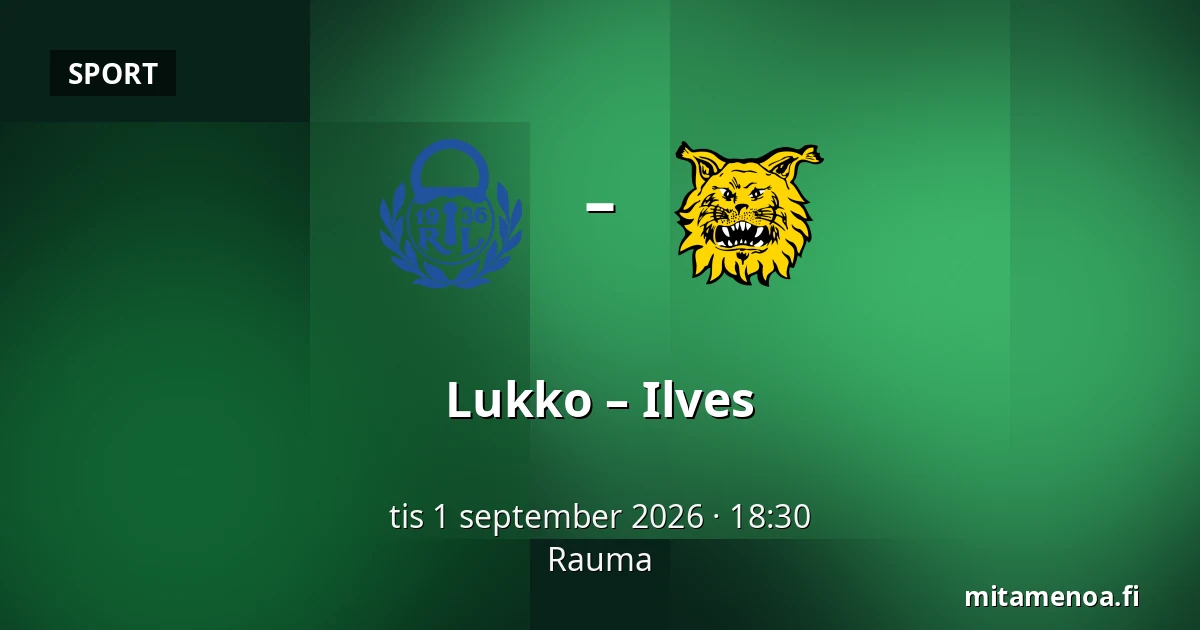 Lukko – Ilves — Raumo