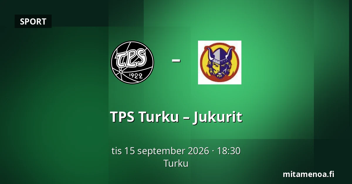 TPS Turku – Jukurit — Åbo