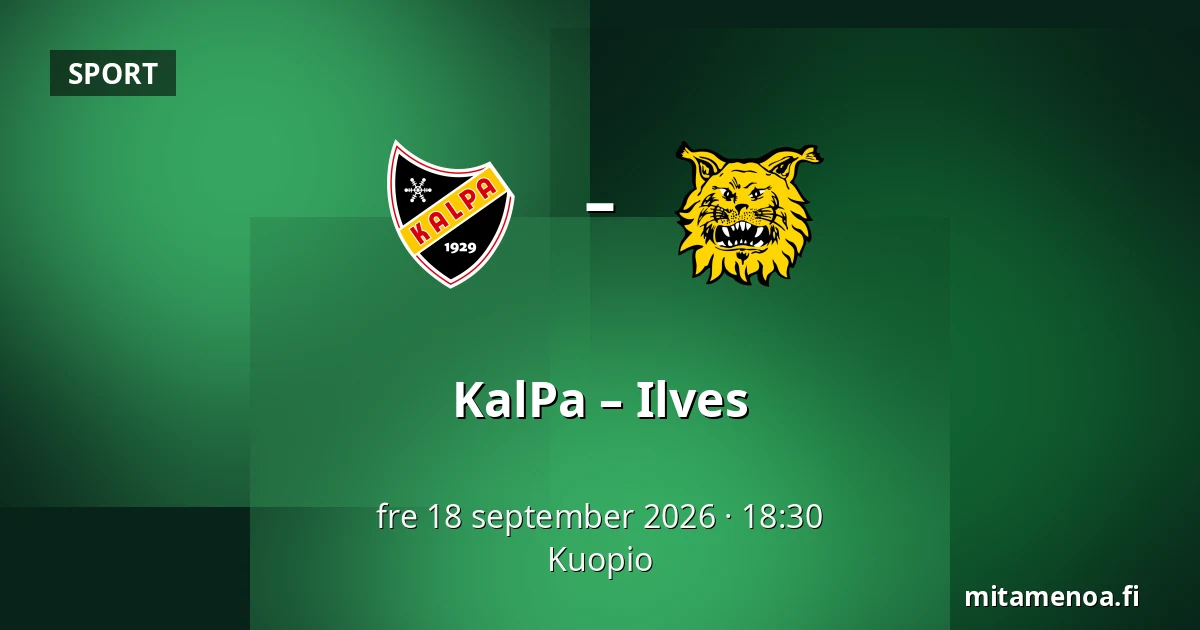 KalPa – Ilves — Kuopio