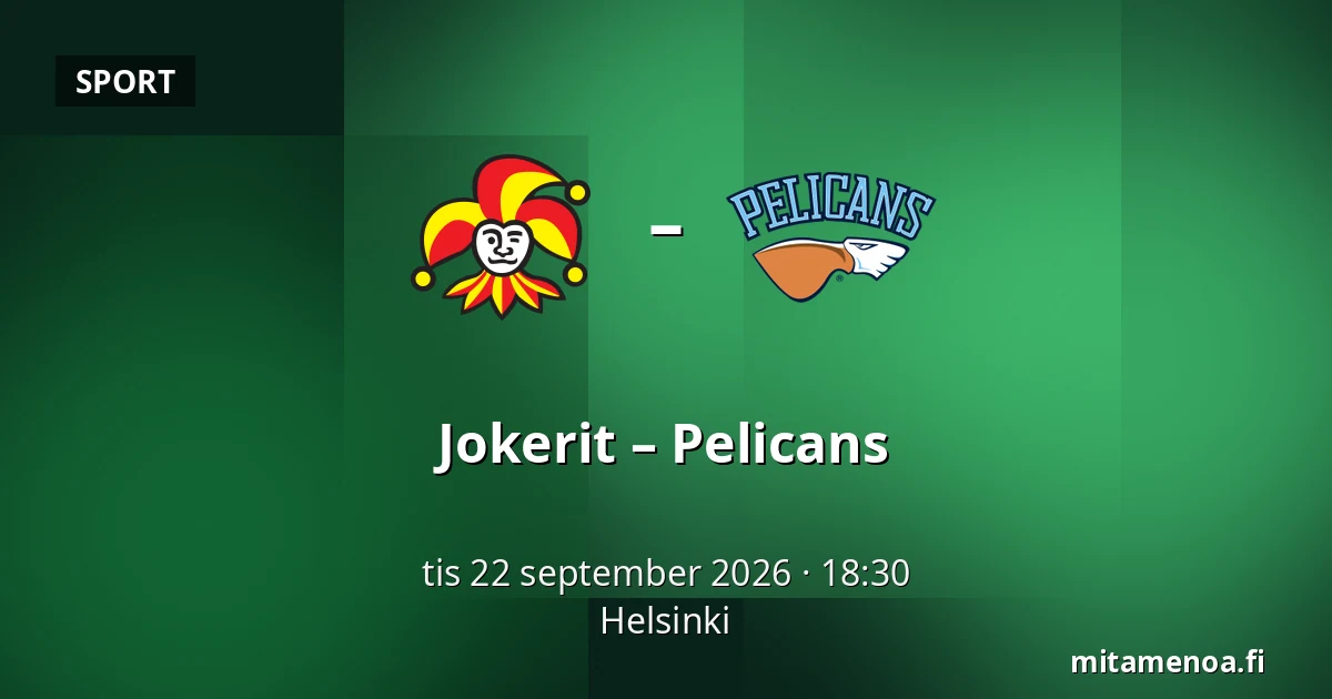 Jokerit – Pelicans — Helsingfors