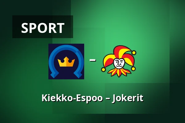 Kiekko-Espoo – Jokerit — Esbo