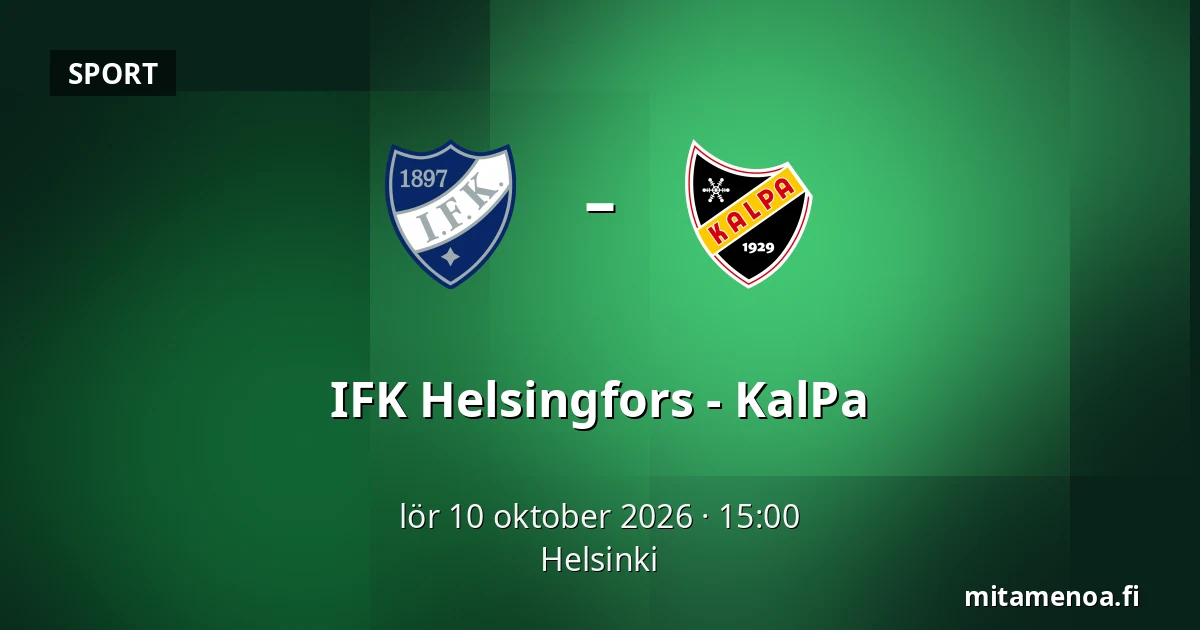 IFK Helsinki – KalPa — Helsingfors