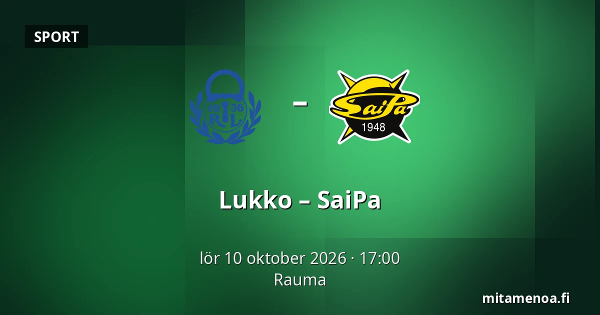 Lukko – SaiPa — Raumo