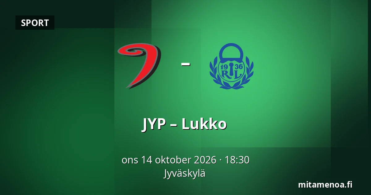 JYP – Lukko — Jyväskylä