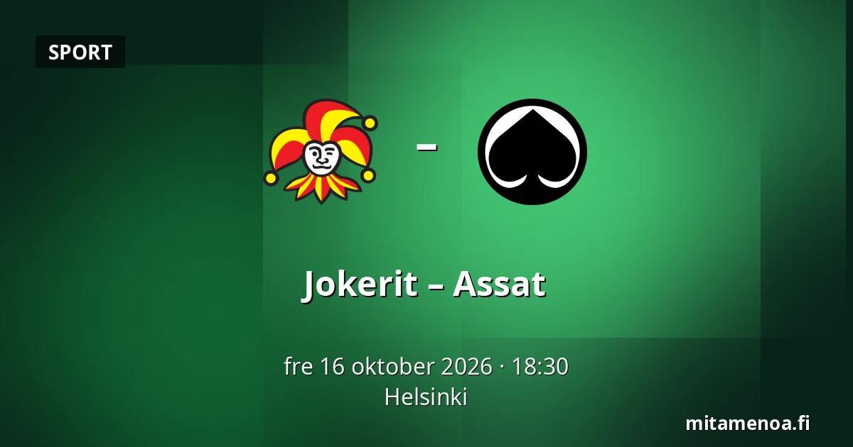 Jokerit – Assat — Helsingfors