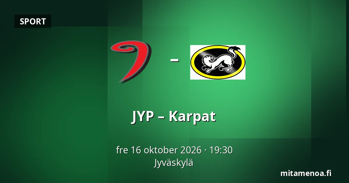 JYP – Karpat — Jyväskylä