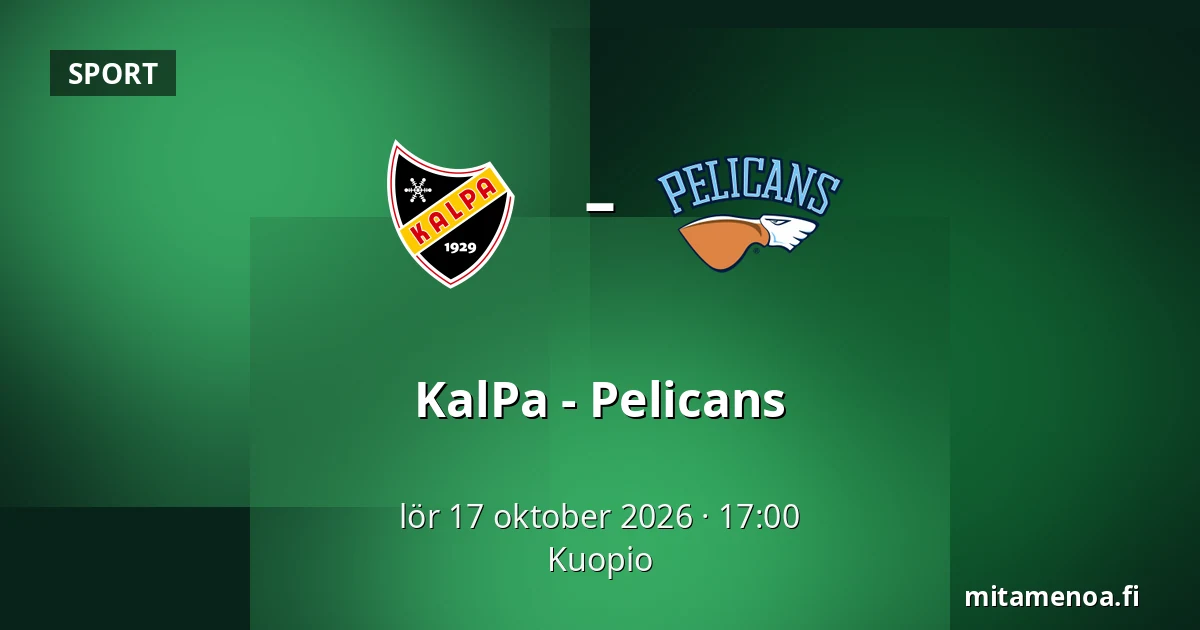 KalPa – Pelicans — Kuopio