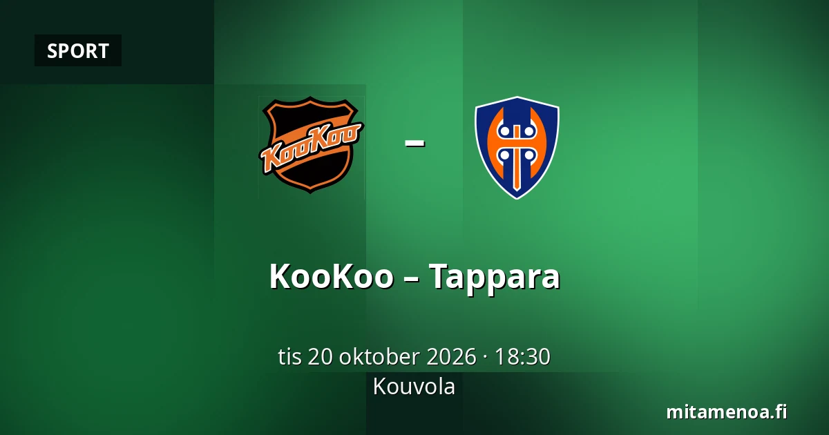 KooKoo – Tappara — Kouvola