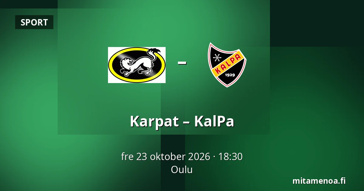 Karpat – KalPa — Uleåborg