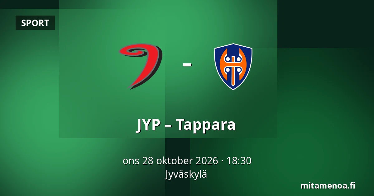 JYP – Tappara — Jyväskylä