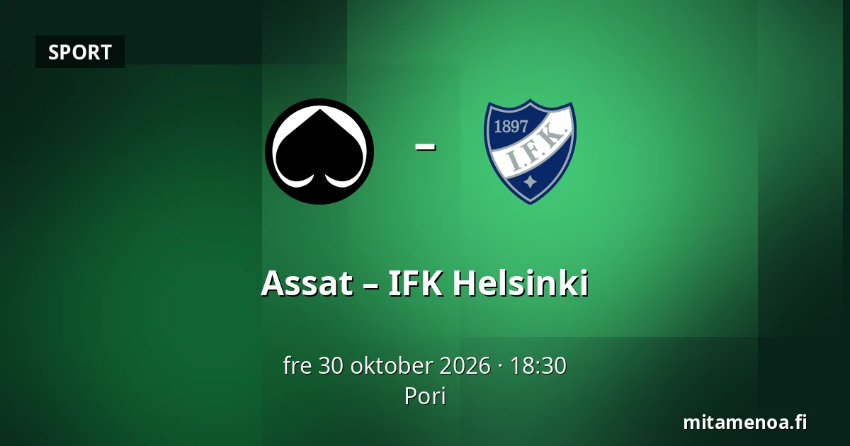Assat – IFK Helsinki — Björneborg