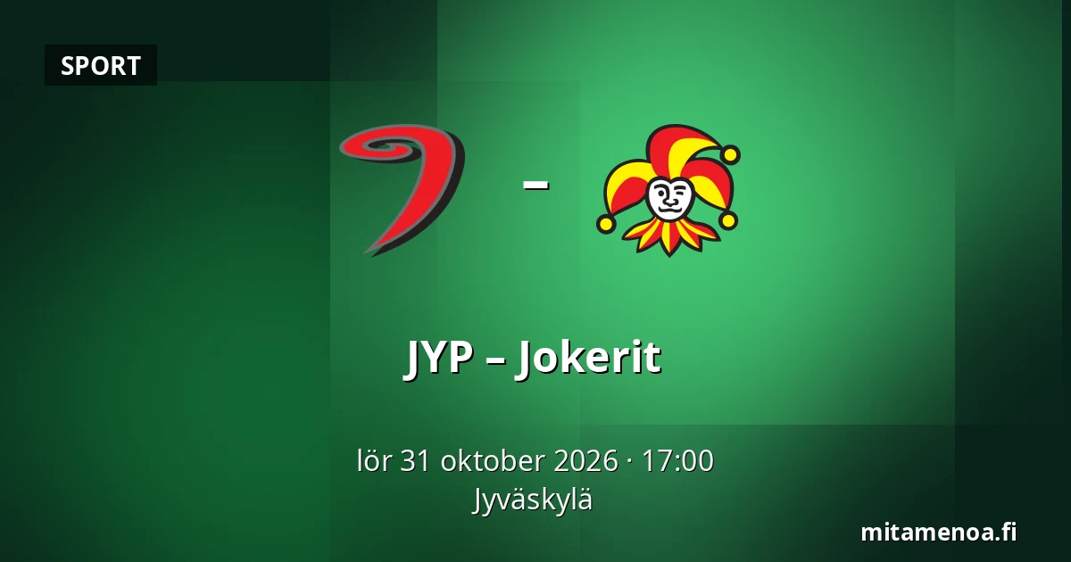 JYP – Jokerit — Jyväskylä