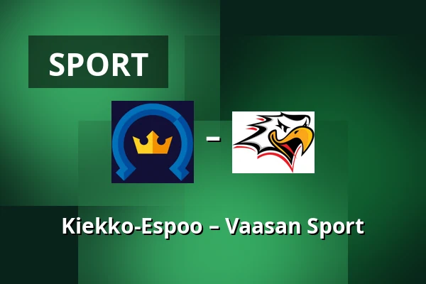 Kiekko-Espoo – Vaasan Sport — Esbo