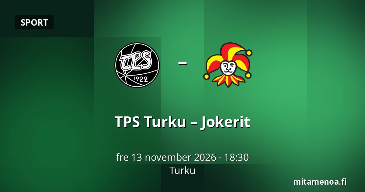 TPS Turku – Jokerit — Åbo