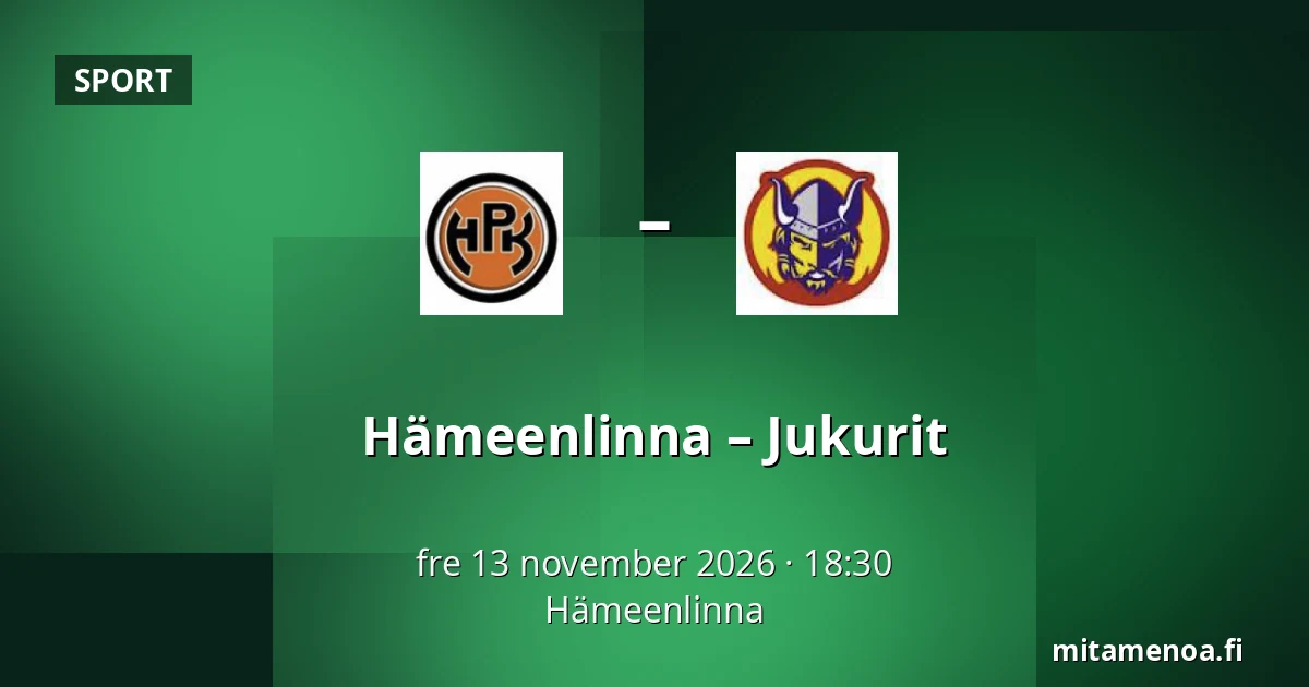 Hameenlinna – Jukurit — Tavastehus