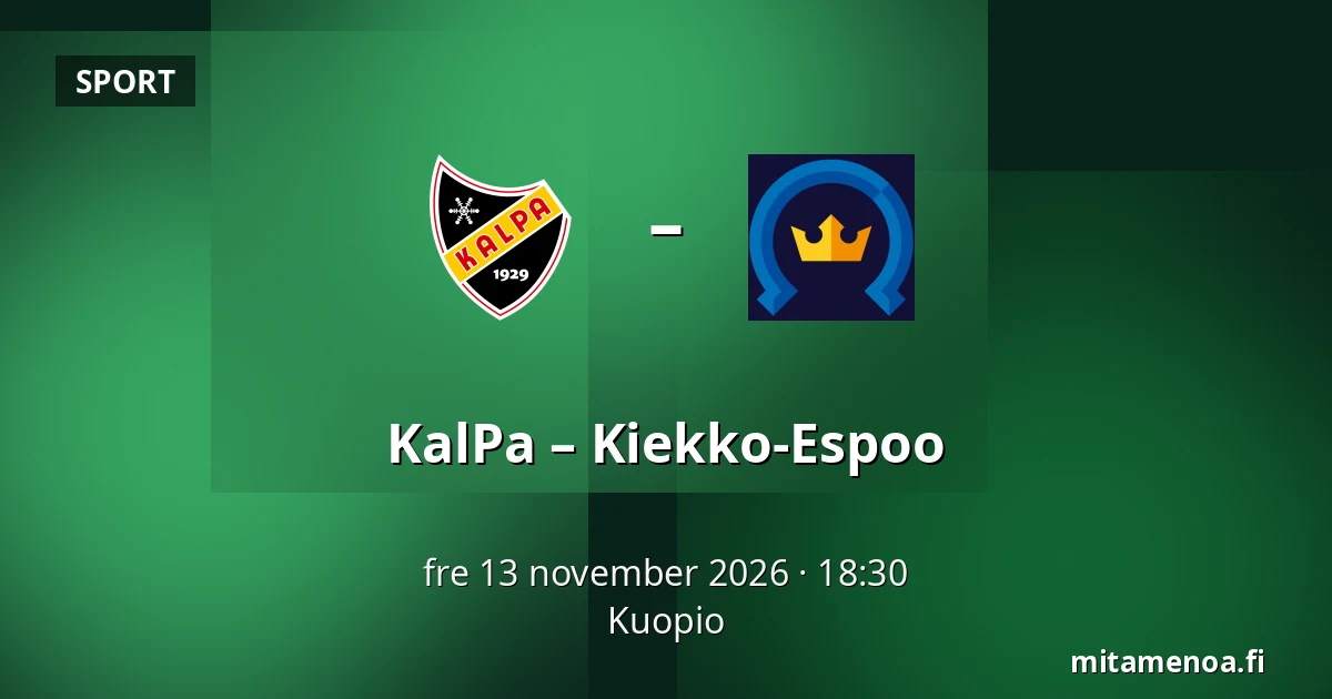 KalPa – Kiekko-Espoo — Kuopio