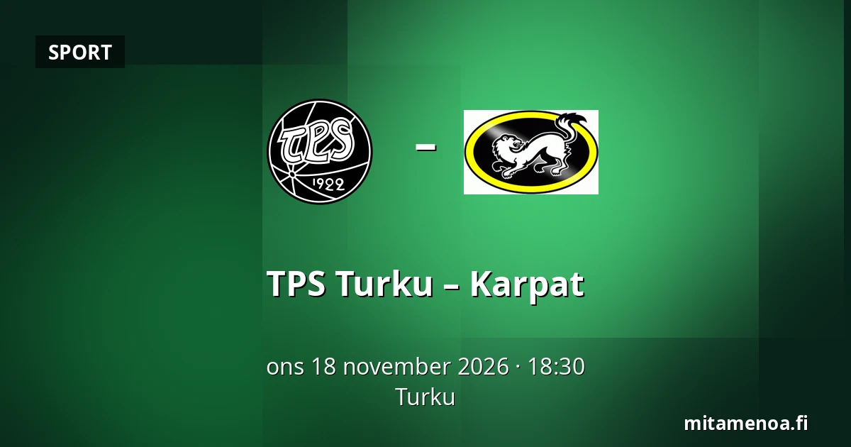 TPS Turku – Karpat — Åbo