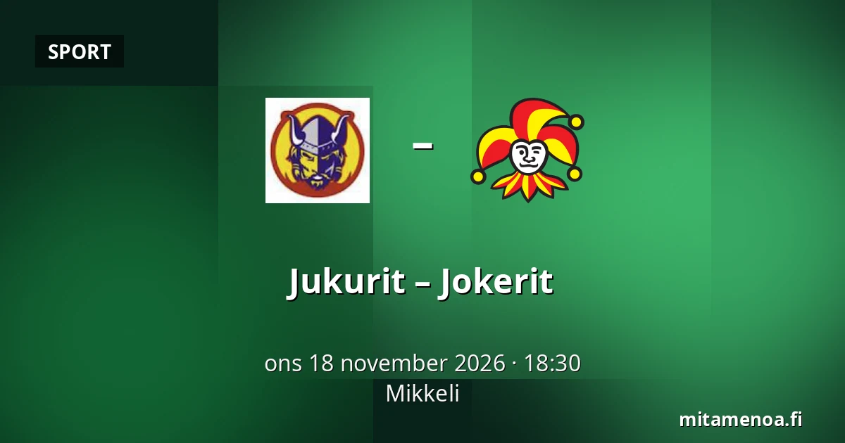 Jukurit – Jokerit — Sankt Michel