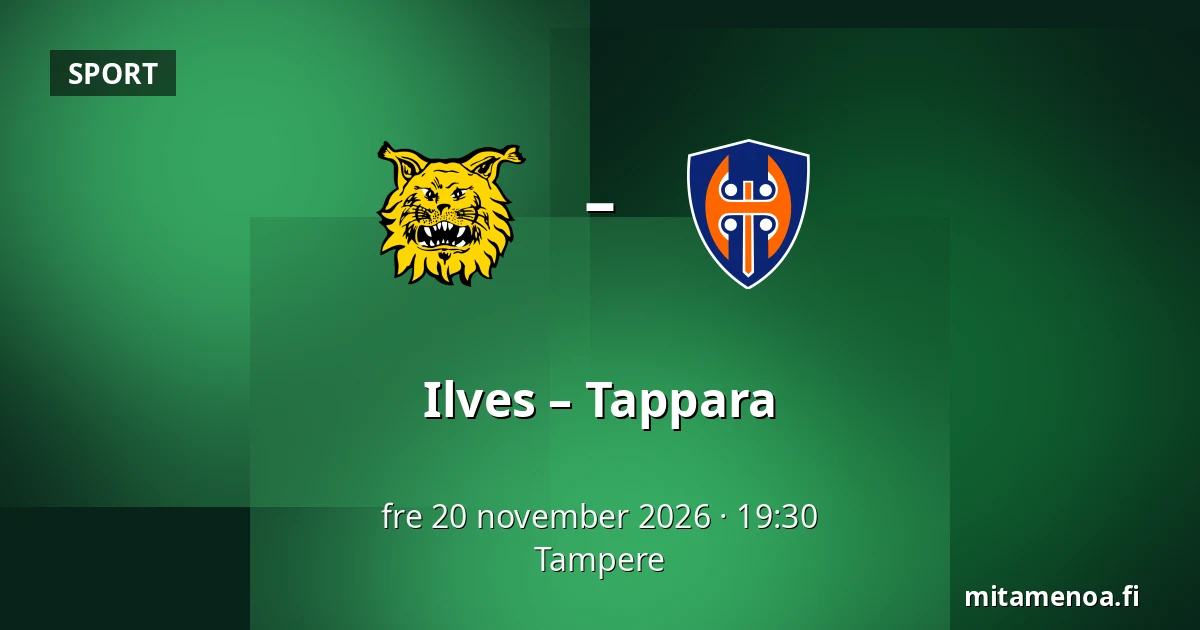 Ilves – Tappara — Tammerfors