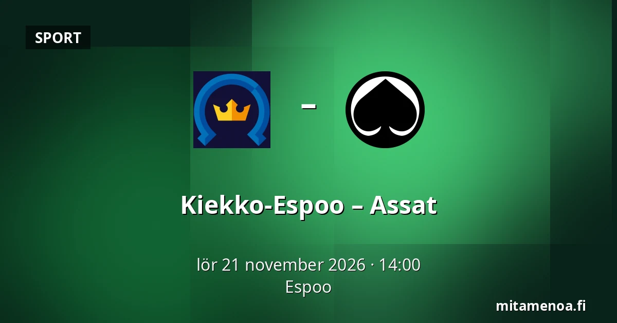 Kiekko-Espoo – Assat — Esbo
