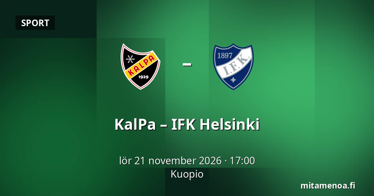 KalPa – IFK Helsinki — Kuopio