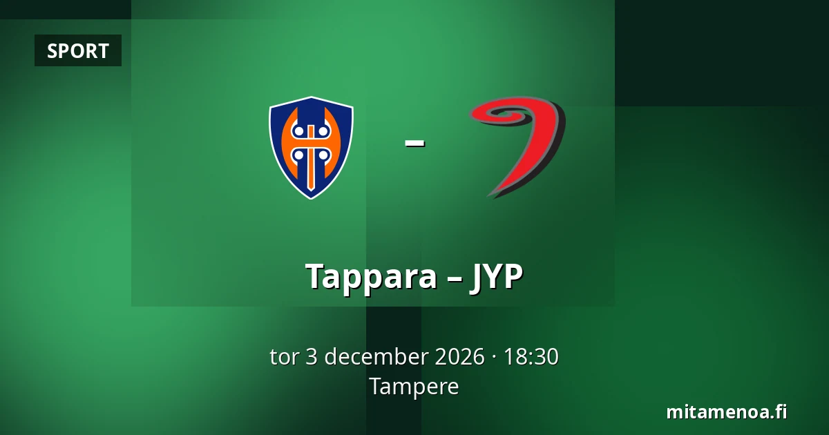 Tappara – JYP — Tammerfors