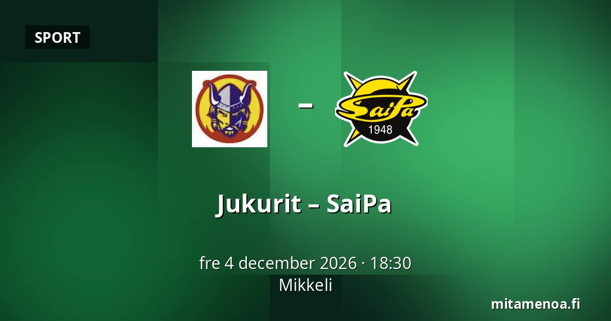 Jukurit – SaiPa — Sankt Michel