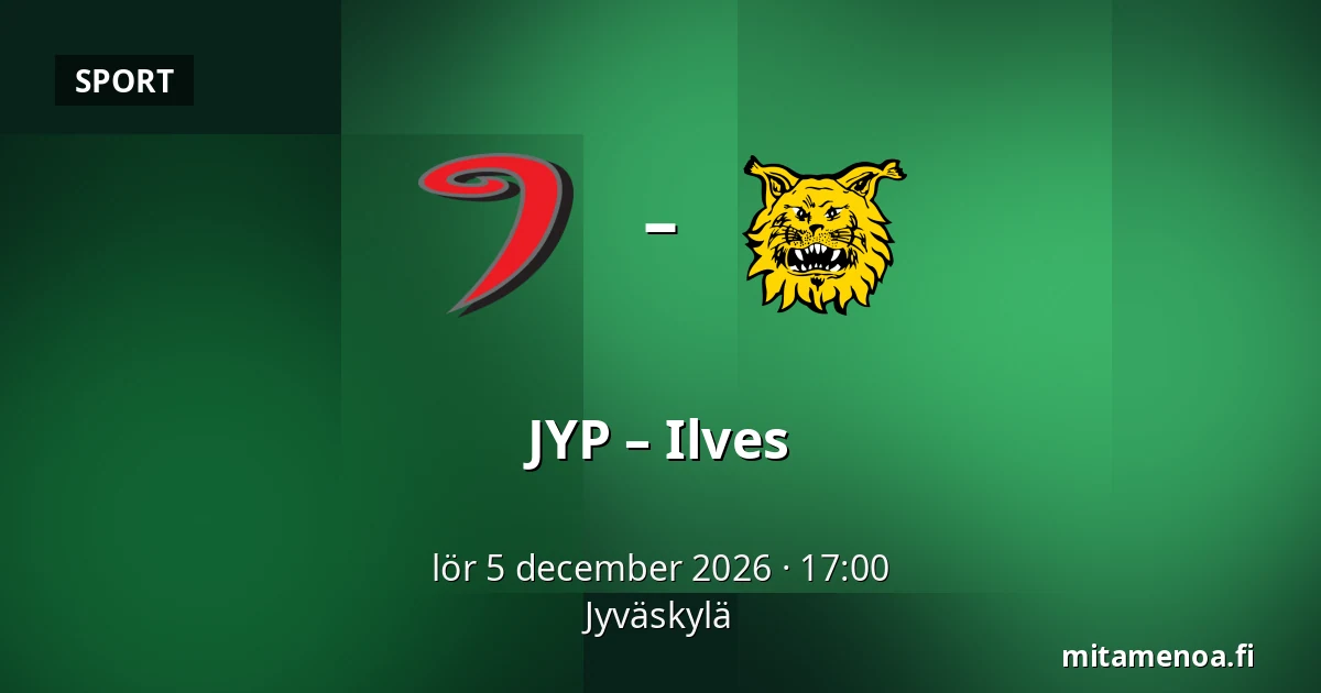 JYP – Ilves — Jyväskylä