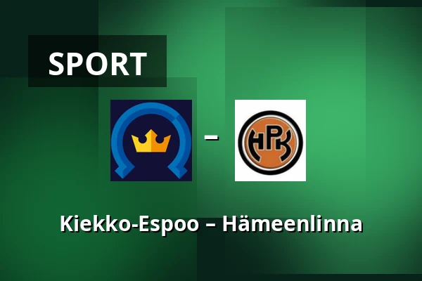 Kiekko-Espoo – Hameenlinna — Esbo