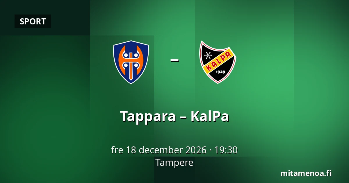 Tappara – KalPa — Tammerfors