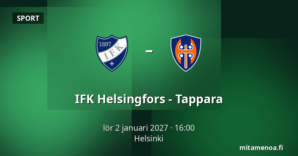 IFK Helsinki – Tappara — Helsingfors