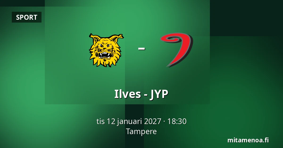 Ilves – JYP — Tammerfors