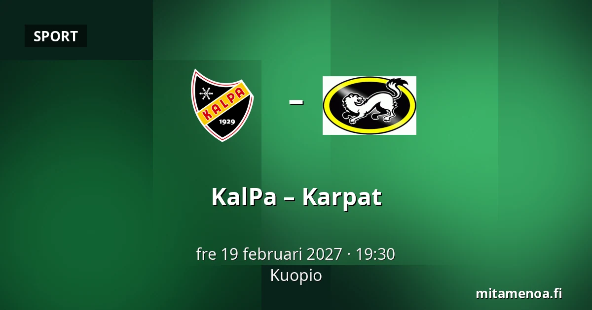 KalPa – Karpat — Kuopio