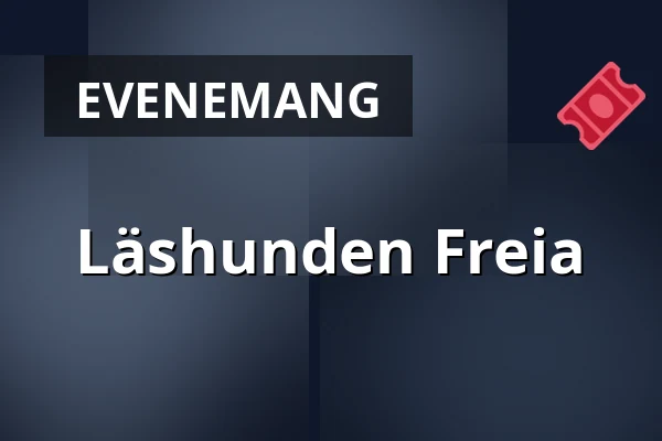 Läshunden Freia — Laajalahden kirjasto, Esbo