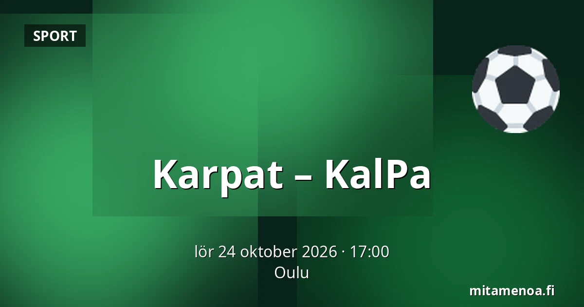 Karpat – KalPa — Uleåborg