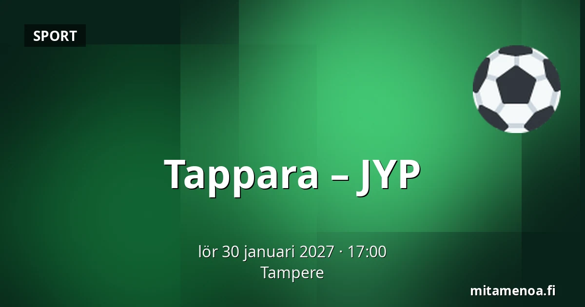 Tappara – JYP — Tammerfors