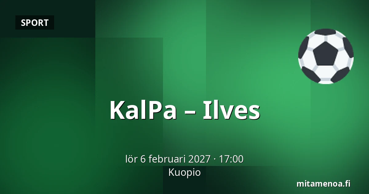 KalPa – Ilves — Kuopio
