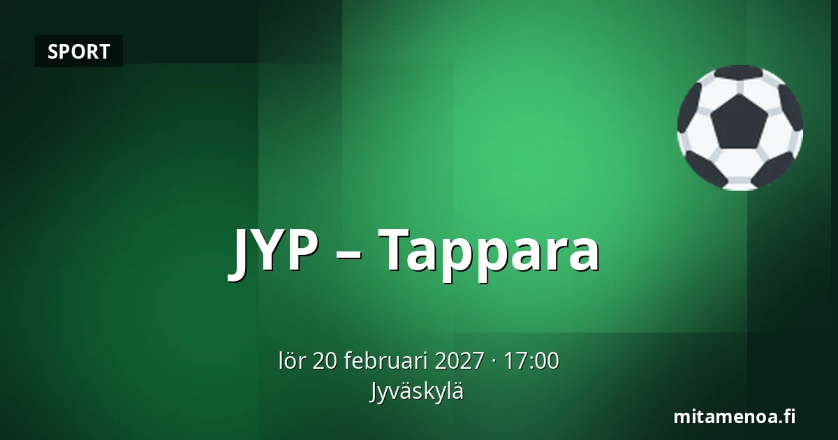 JYP – Tappara — Jyväskylä
