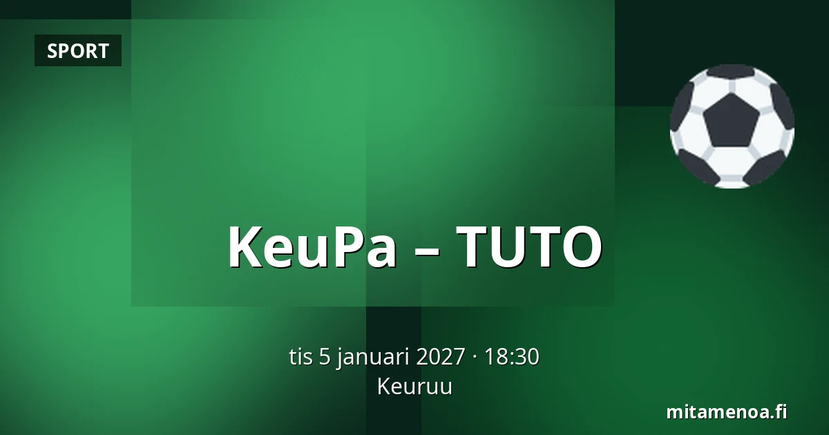 KeuPa – TUTO — Keuruu