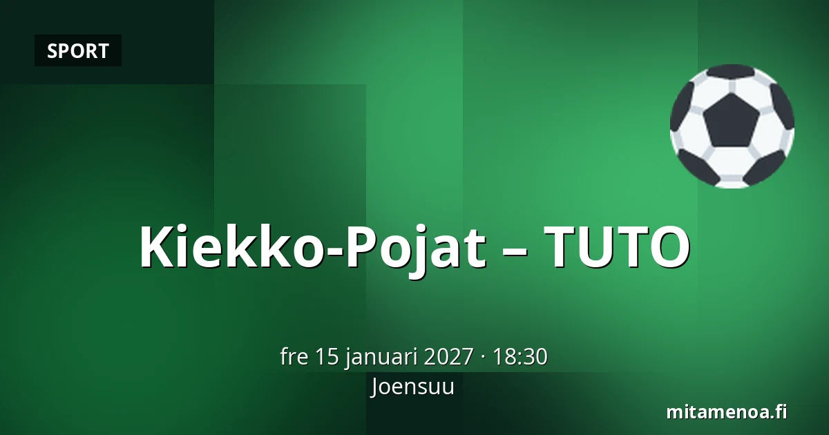 Kiekko-Pojat – TUTO — Joensuu