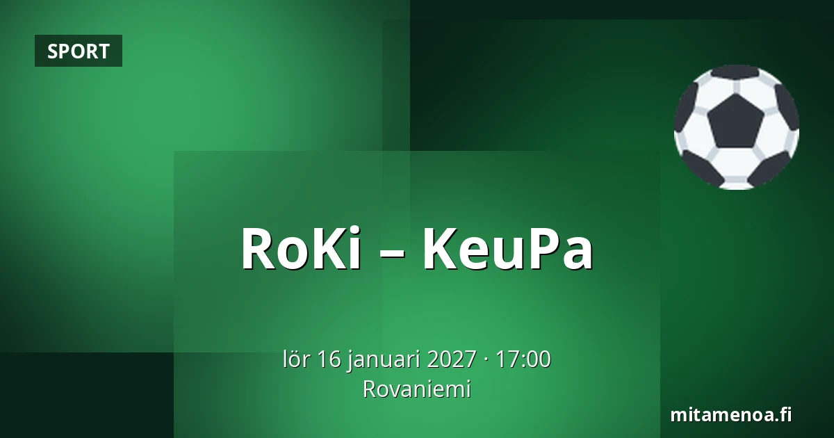 RoKi – KeuPa — Rovaniemi
