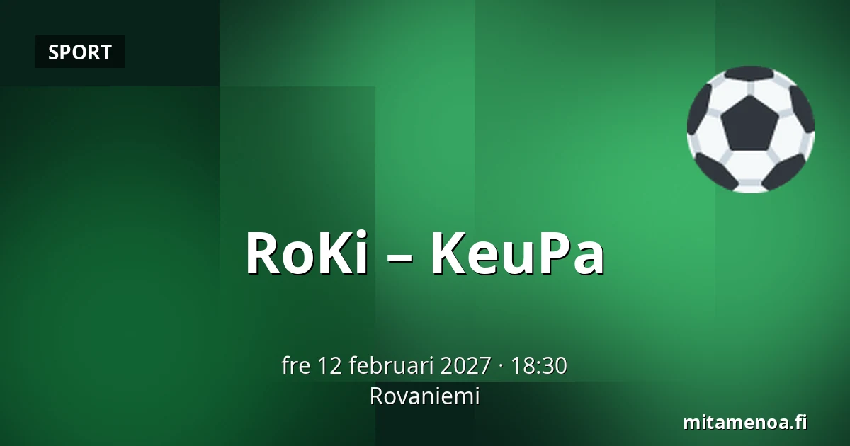 RoKi – KeuPa — Rovaniemi
