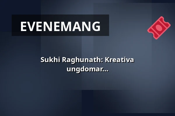 Sukhi Raghunath: Kreativa pappersblomstersverkstäder för barn och ungdomar - 10-15 år, födda 2011-2016 — Annantalo, Helsingfors